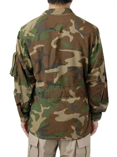 アメリカ軍 ウッドランドカモ ABDU エアクルー コンバットジャケット USED =