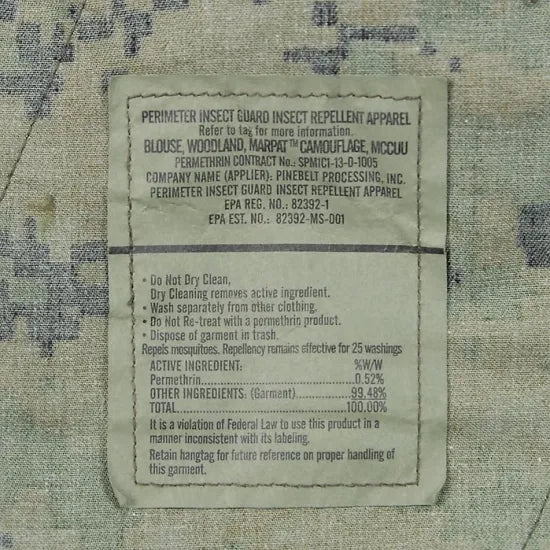 スモール特価 アメリカ海兵隊 USMC ウッドランド マーパットカモ MCCUU ジャケット USED A24U-SB=