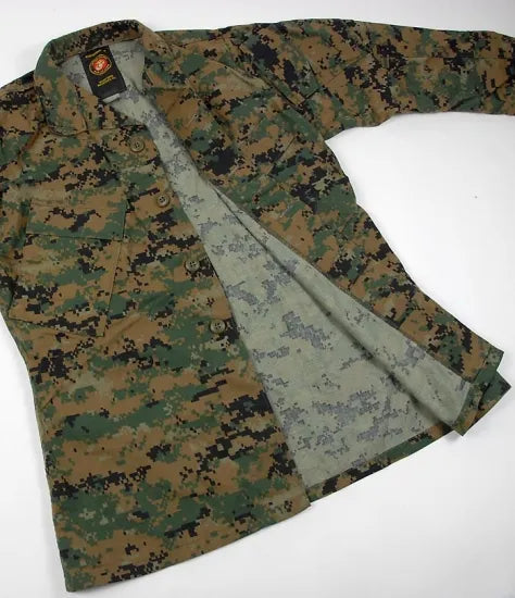 スモール特価 アメリカ海兵隊 USMC ウッドランド マーパットカモ MCCUU ジャケット USED A24U-SB=