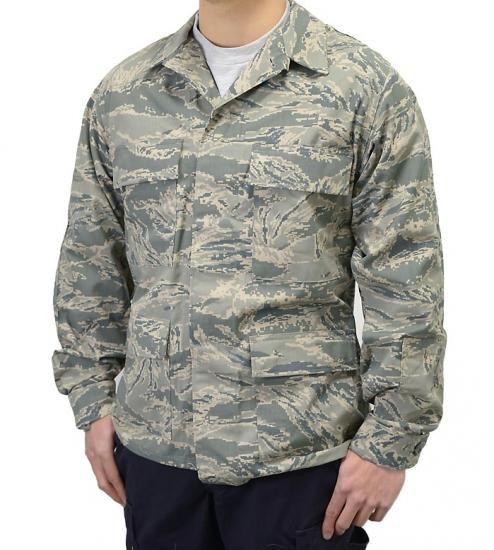 アメリカ空軍 USAF デジタルタイガーカモ リップストップ ABUジャケット 新品 A4NR=