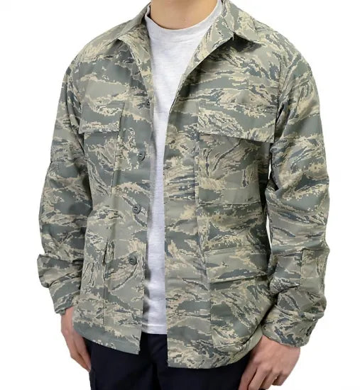 アメリカ空軍 USAF デジタルタイガーカモ リップストップ ABUジャケット 新品 A4NR=