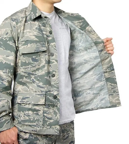 アメリカ空軍 USAF デジタルタイガーカモ リップストップ ABUジャケット 新品 A4NR=