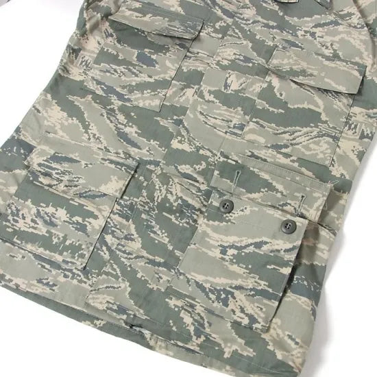 アメリカ空軍 USAF デジタルタイガーカモ リップストップ ABUジャケット 新品 A4NR=