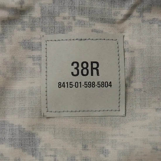 アメリカ空軍 USAF デジタルタイガーカモ リップストップ ABUジャケット 新品 A4NR=