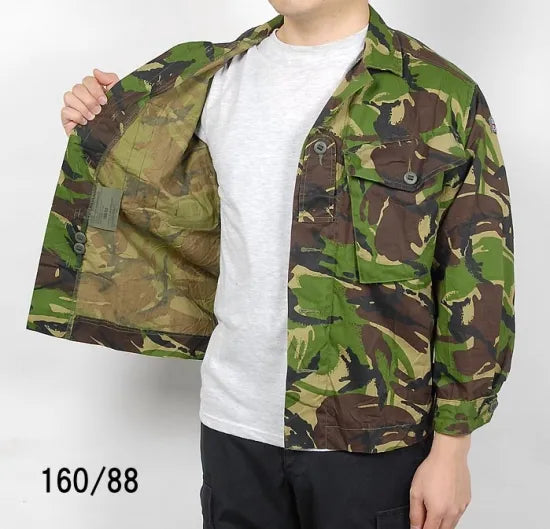 イギリス軍 DPM カモフラージュ ライトウェイト コンバットジャケット USED B23U=