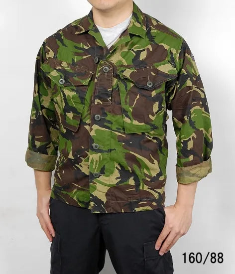 イギリス軍 DPM カモフラージュ ライトウェイト コンバットジャケット USED B23U=