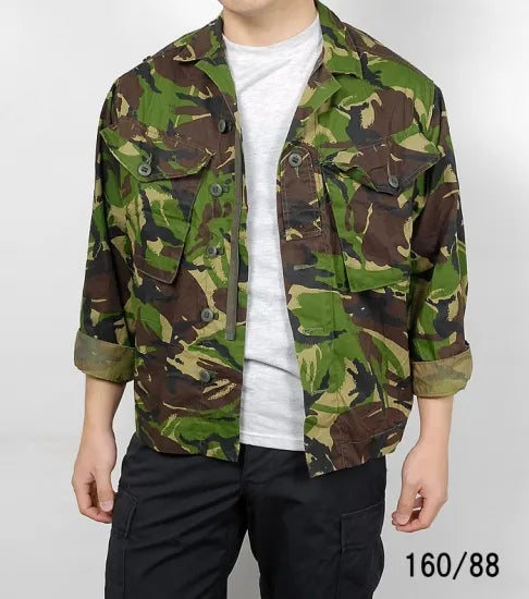 イギリス軍 DPM カモフラージュ ライトウェイト コンバットジャケット USED B23U=