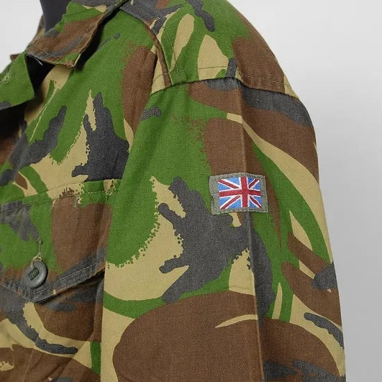 イギリス軍 DPM カモフラージュ ライトウェイト コンバットジャケット USED B23U=