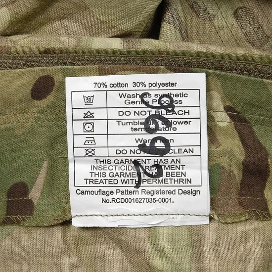 イギリス軍 MTP コンバットジャケット ユニットパッチ付 USED B31UW=