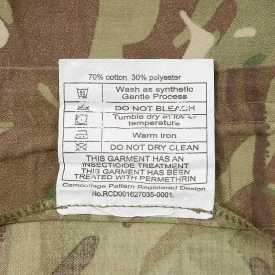 イギリス軍 MTP コンバットジャケット USED B31U=