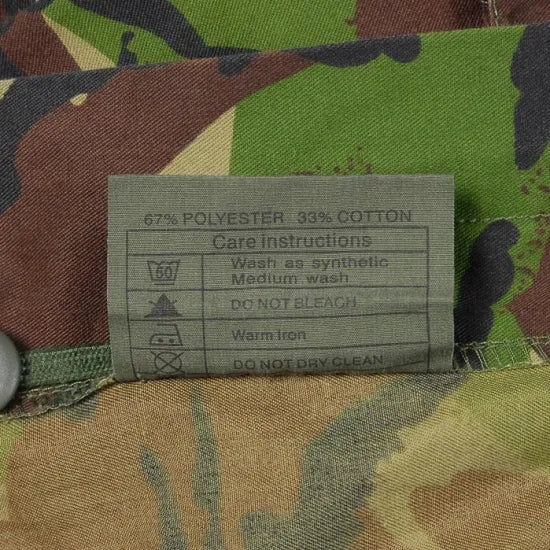 イギリス軍 DPM カモフラージュ ライトウェイト コンバットジャケット ワッペン付 USED =