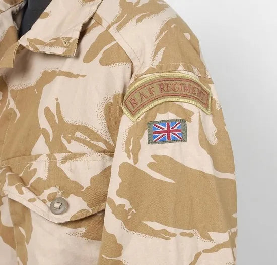 イギリス軍 DPM デザートカモ ファティーグシャツ ワッペン付 新品 B40NW-