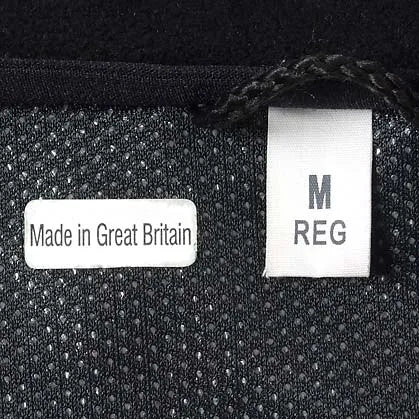 【スモール特価】イギリス警察 POLICE ブラック フリースジャケット USED B48U-SB=