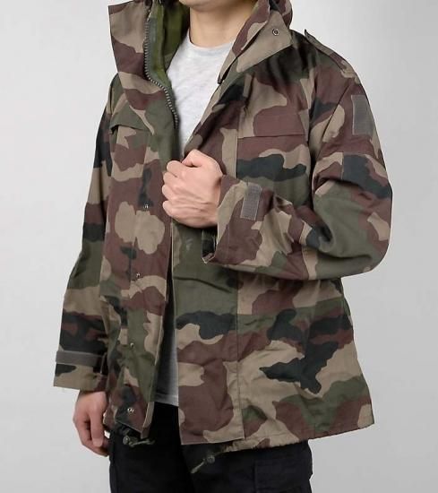 【訳あり】フランス軍 CCE カモフラージュ レインジャーパーカー USED 433UD