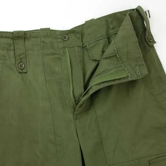 イギリス軍 OD ベイカーパンツ サイドポケット付 USED 201U-
