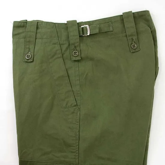 イギリス軍 OD ベイカーパンツ サイドポケット付 USED 201U-