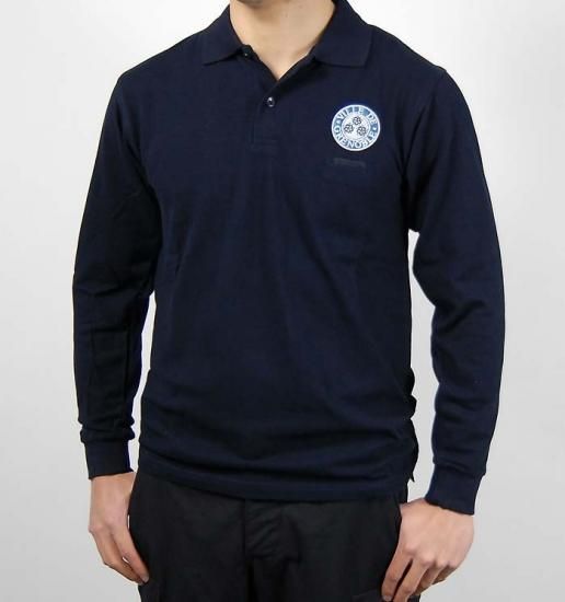 【ビッグ&スモール特価】フランス・グルノーブル市駐車管理 Ville de Grenoble ネイビー ポロシャツ 新品 F61N-SB=