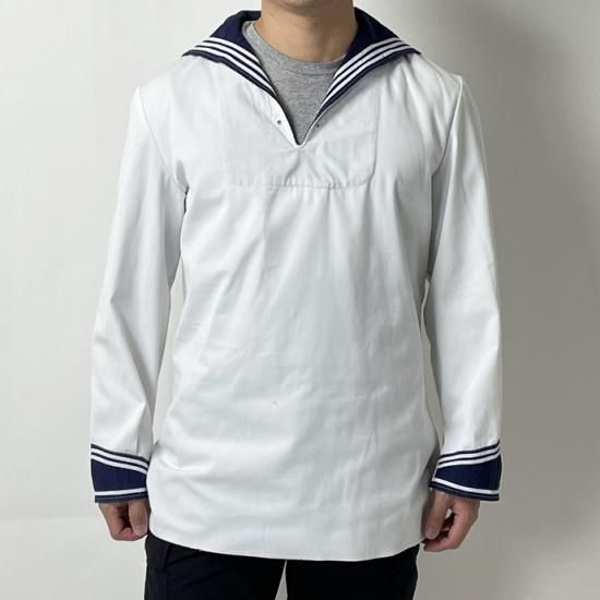 ドイツ海軍 NAVY ホワイト セーラー USED G30U=