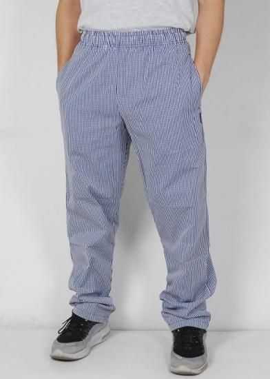 イギリス軍 ギンガムチェック ウエストゴム シェフパンツ USED 208U-