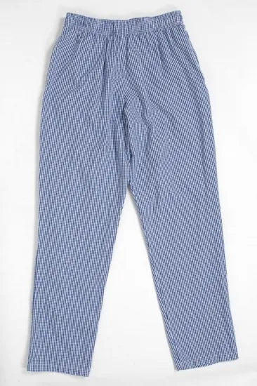 イギリス軍 ギンガムチェック ウエストゴム シェフパンツ USED 208U-