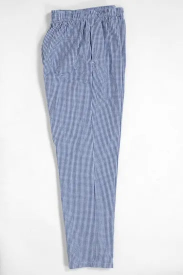 イギリス軍 ギンガムチェック ウエストゴム シェフパンツ USED 208U-