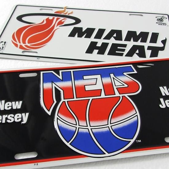 NBA バスケットボール ビンテージ ライセンスプレート 新品 78-87-