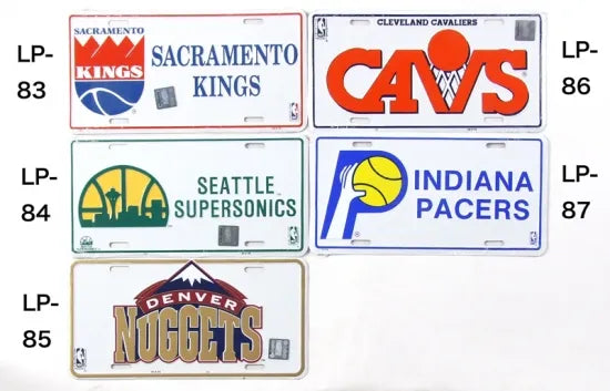 NBA バスケットボール ビンテージ ライセンスプレート 新品 78-87-