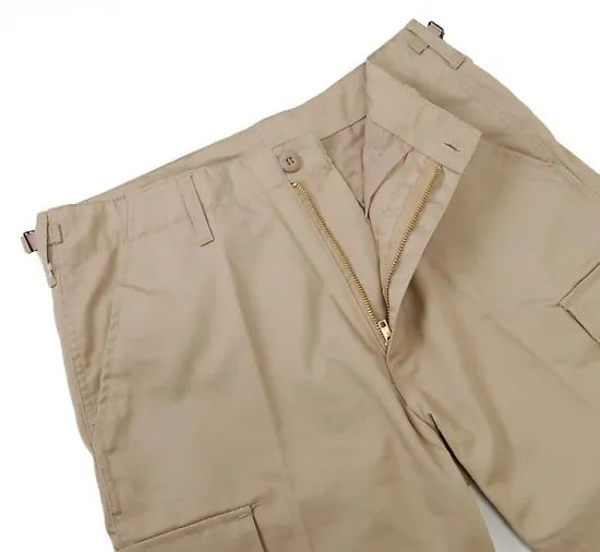 U.S. ベージュ コンバット バミューダ 新品 121NHZ=