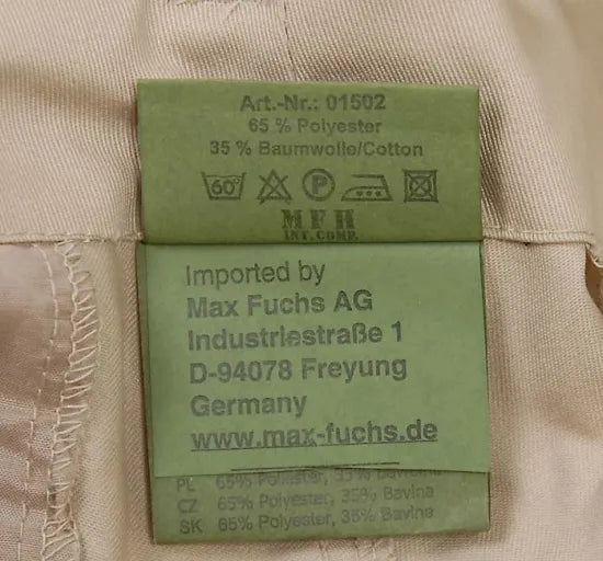 U.S. ベージュ コンバット バミューダ 新品 121NHZ=