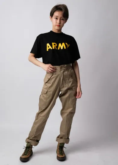 【スモール特価】U.S. ベージュ カーゴパンツ 新品 121NUK-SB=