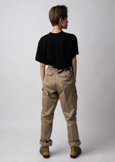 【スモール特価】U.S. ベージュ カーゴパンツ 新品 121NUK-SB=