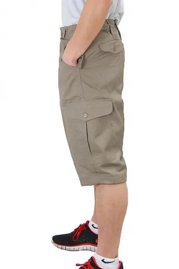 【スモール特価】U.S. ベージュ ハーフパンツ 新品 121NHUK-SB=