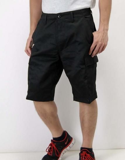 U.S. ブラック フロントジッパー BDU バミューダ 新品 122NHZ=