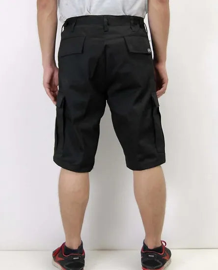 U.S. ブラック フロントジッパー BDU バミューダ 新品 122NHZ=