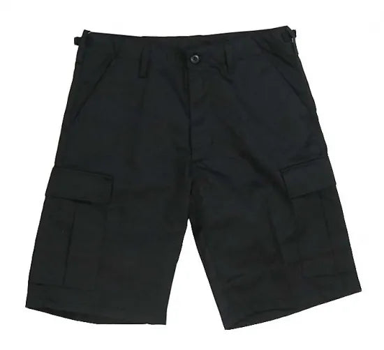 U.S. ブラック フロントジッパー BDU バミューダ 新品 122NHZ=