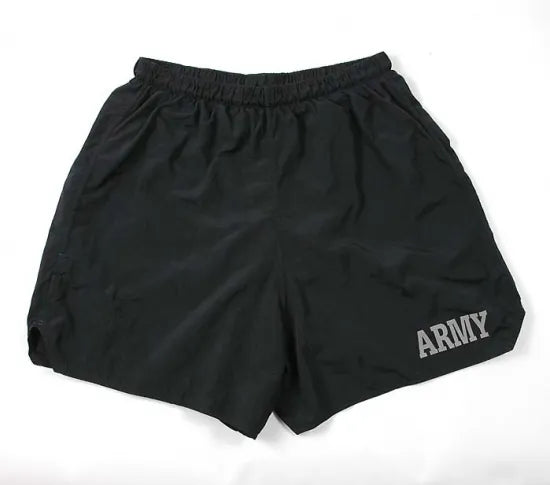 アメリカ軍 U.S.ARMY ブラック 前期型 IPFU トレーニング ショートパンツ USED PT-SHORTS-U-