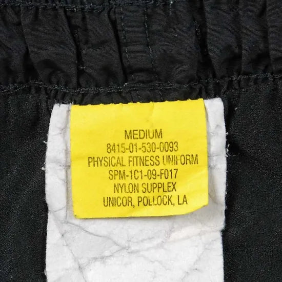 アメリカ軍 U.S.ARMY ブラック 前期型 IPFU トレーニング ショートパンツ USED PT-SHORTS-U-
