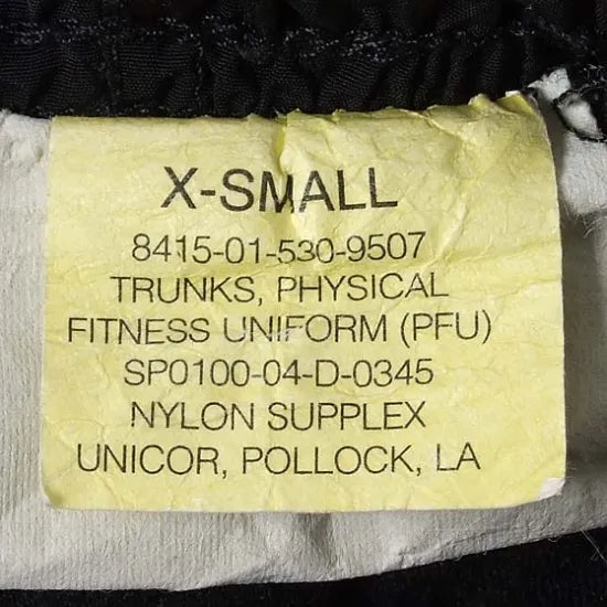 アメリカ軍 U.S.ARMY ブラック 前期型 IPFU トレーニング ショートパンツ USED PT-SHORTS-U-
