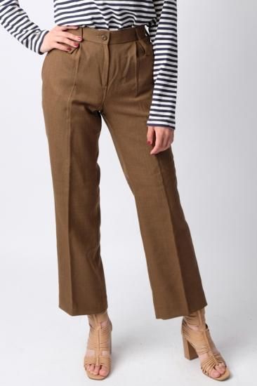 【レディース特価】イギリス陸軍 ARMY ブラウン レディース No.2 バラック ドレスパンツ 新品 206N-LDY=