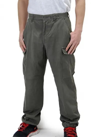 オーストリア軍 OD リップストップ カーゴパンツ USED 742UR=