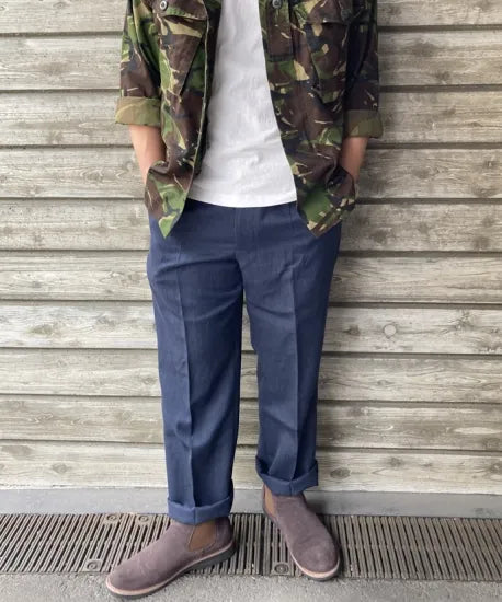 イギリス空軍 RAF ブルーグレー No.2 ドレスパンツ USED 206YU=