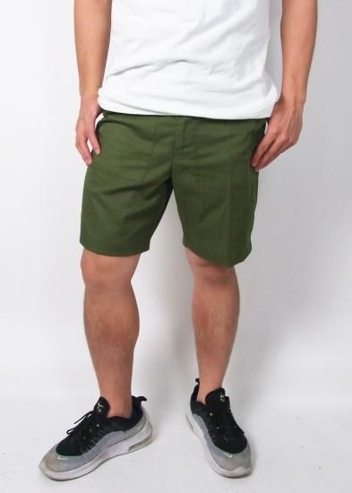 イギリス軍 OD リメイク ベイカーショートパンツ USED 201UBH-