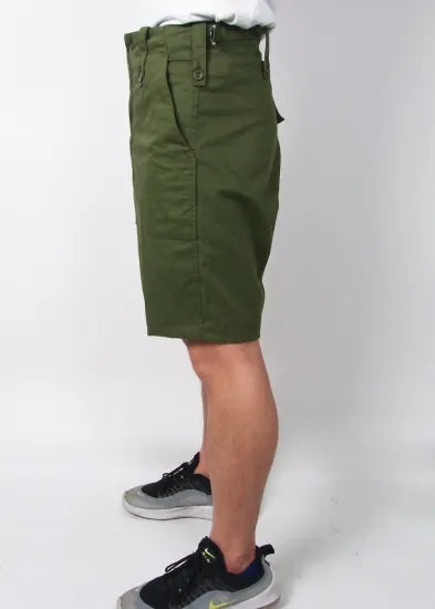 イギリス軍 OD リメイク ベイカーショートパンツ USED 201UBH-