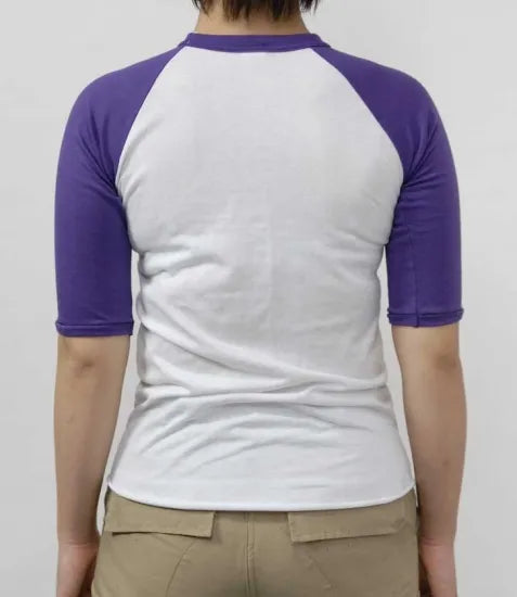 U.S.AIR FORCE パープル袖 ベースボールTシャツ 新品 BBAFP-