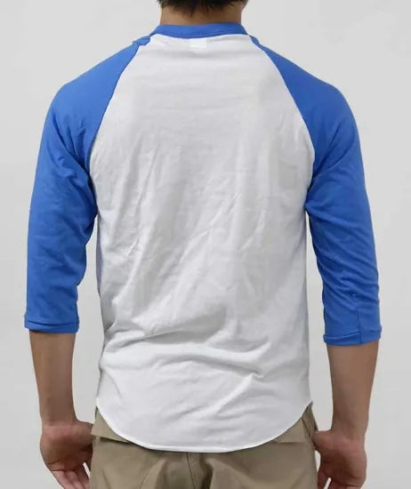 U.S.AIR FORCE ブルー袖 ベースボールTシャツ 新品 BBAFB-