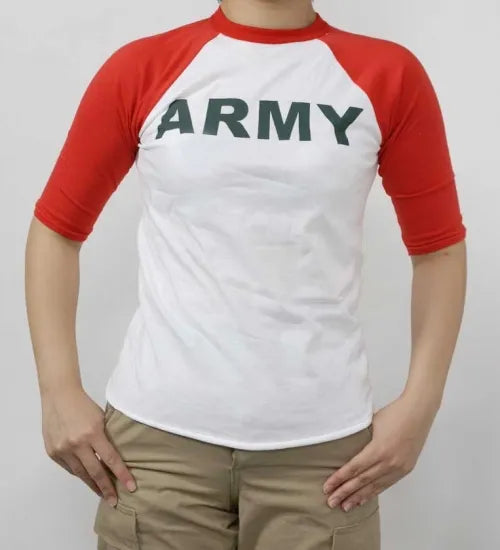 U.S.ARMY ベースボールTシャツ 新品 BBARMY-