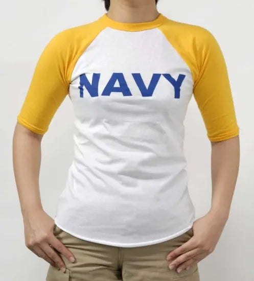 U.S.NAVY ベースボールTシャツ 新品 BBNAVY-