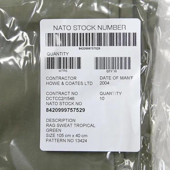 イギリス軍 OD コットンスカーフ 新品 93GN-