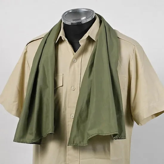 イギリス軍 OD コットンスカーフ 新品 93GN-