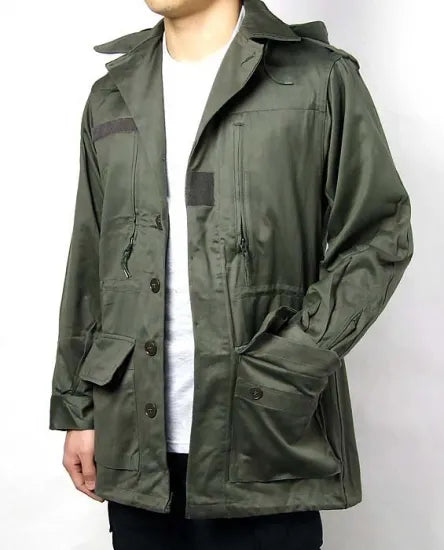 フランス軍 OD M-64 フィールドジャケット フード付 新品 F19NH